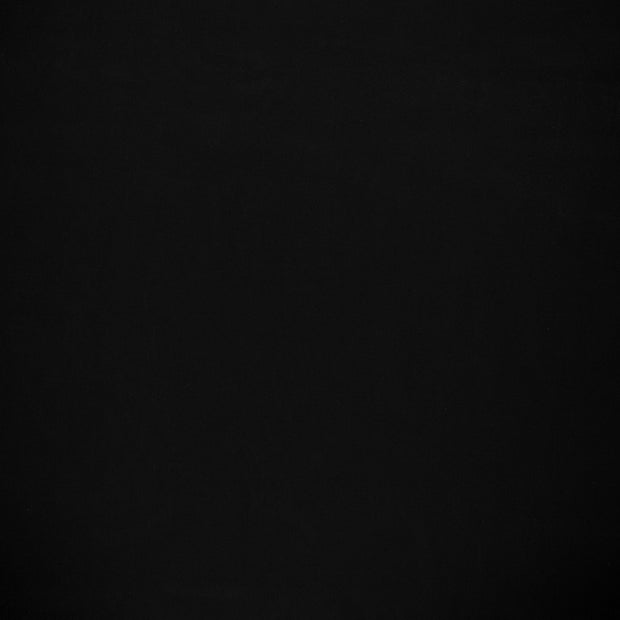 Coton Popeline GOTS tissu Noir mat 