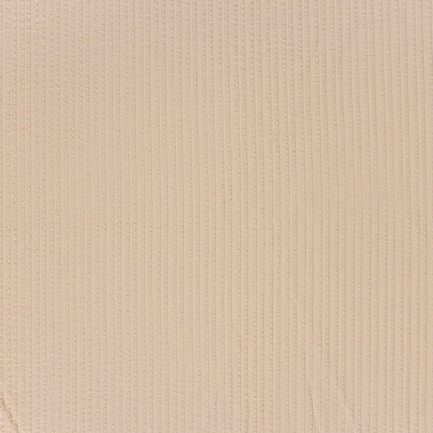Rib Jacquard fabrik Beige texturiert 