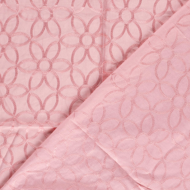  tissu fleurs brodé 