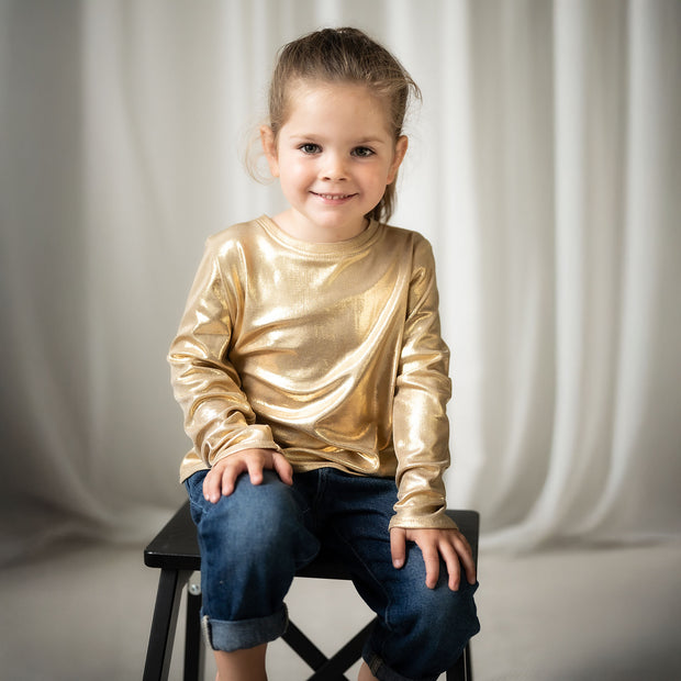 Polyester Jersey fabric Unicolour gold