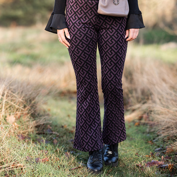 Baumwolle Jersey fabrik Abstrakt fuchsia