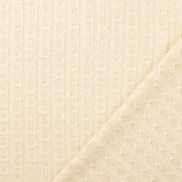 Heavy Knit tissu Nude Lurex 