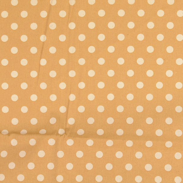  tissu pois beige
