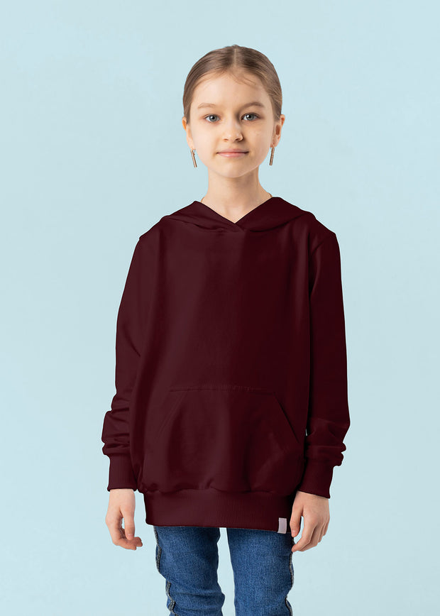 French Terry fabric Unicolour Wine red