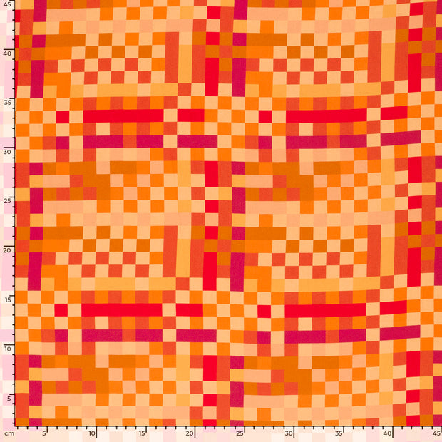 Viscose Satin fabric Salmon