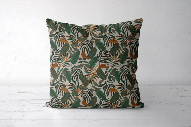 Linen Look fabric Khaki Green matte 