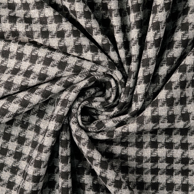 Wool Boucle fabric Grey 