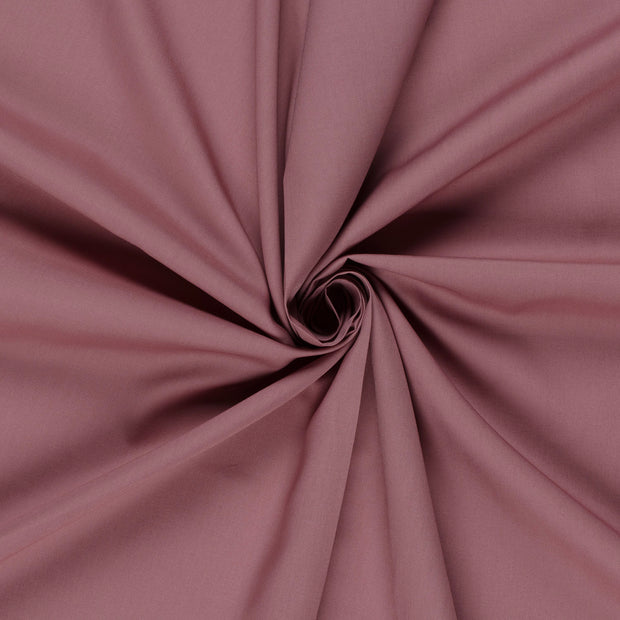 Cotton Poplin GOTS organic fabric Mauve 