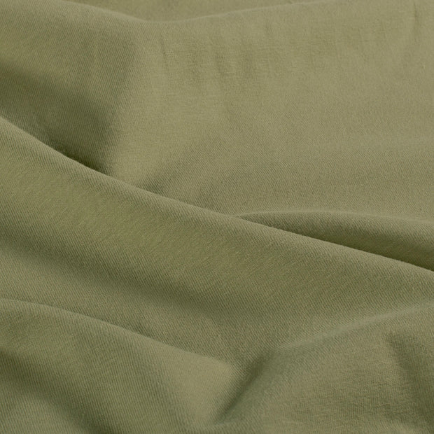 Jersey fabric Unicolour Olive Green