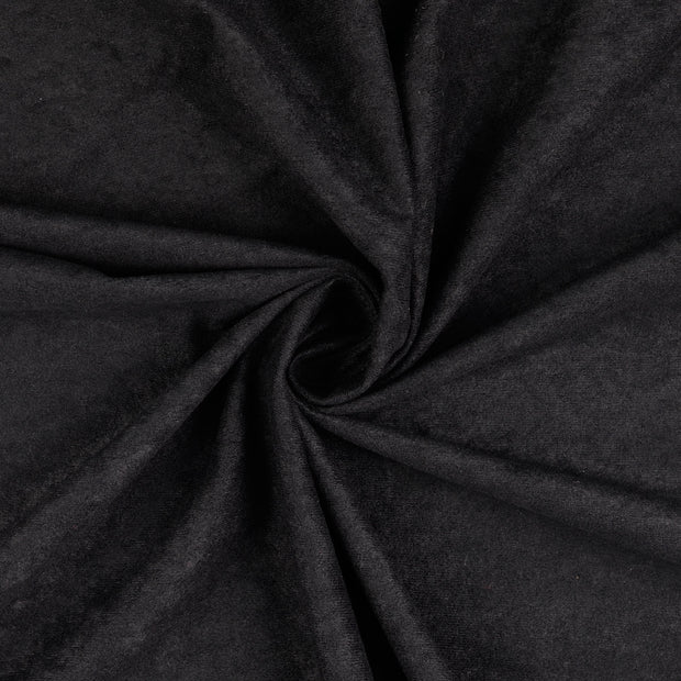 Artificial Leather fabric black coated 