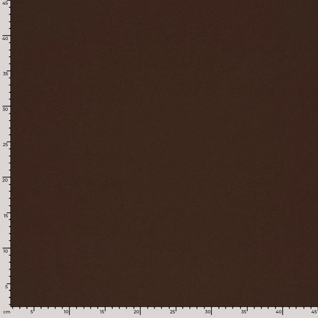 Jersey de Viscose tissu Unicolore Marron