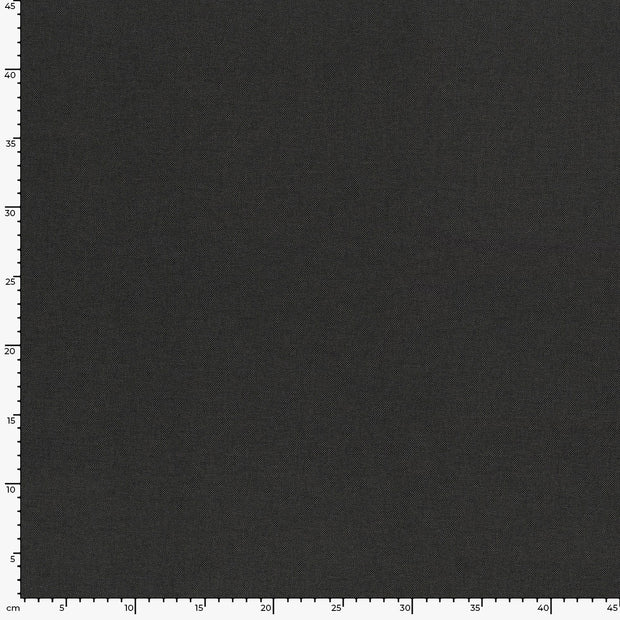 Geweben Polyester fabrik Uni Schwarz Melange