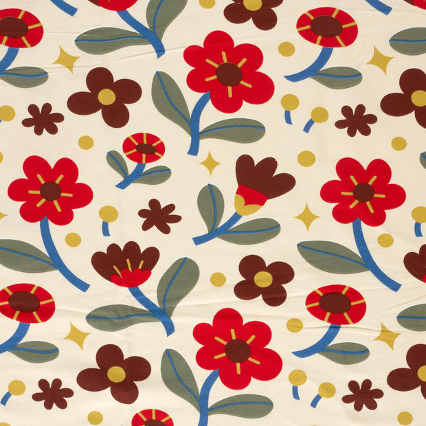 French Terry tissu Beige mat 