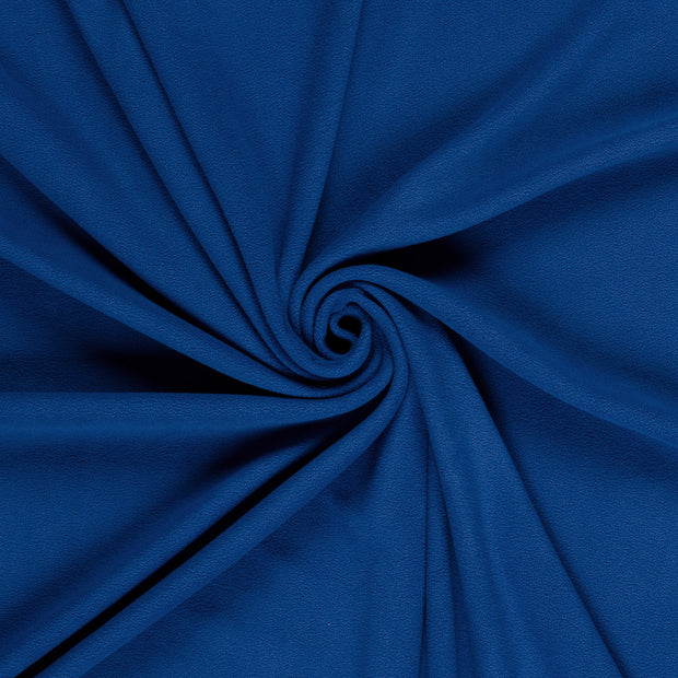 Microfleece tissu Cobalt brossé 