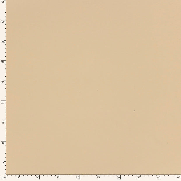 French Terry GOTS organic fabric Unicolour Camel
