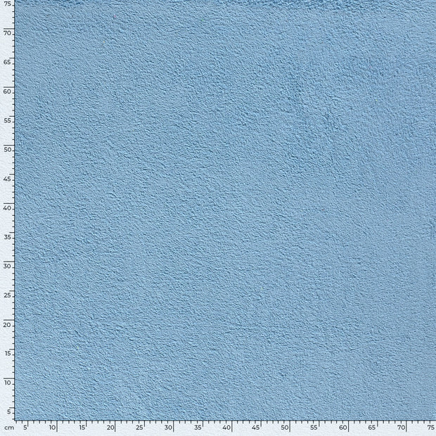 Frotté tissu Unicolore Bleu bébé