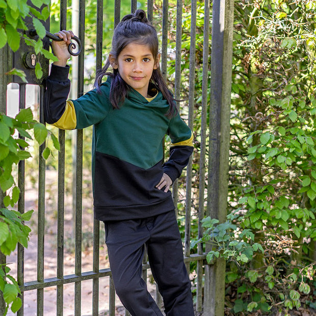 Sweat fabrik Uni Dunkelgrün