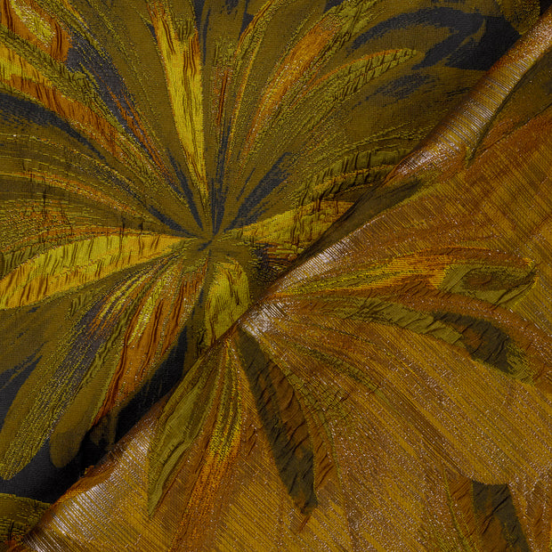 Jacquard fabric Flowers Lurex 