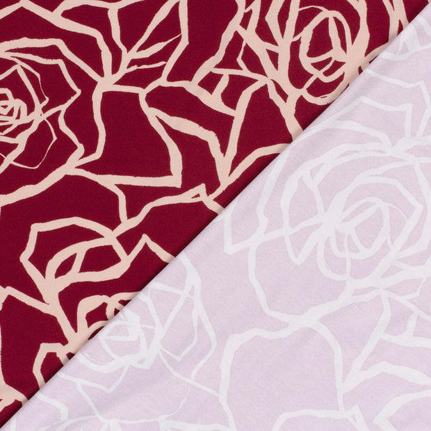 Viscose Vortex Jersey fabric Abstract printed 