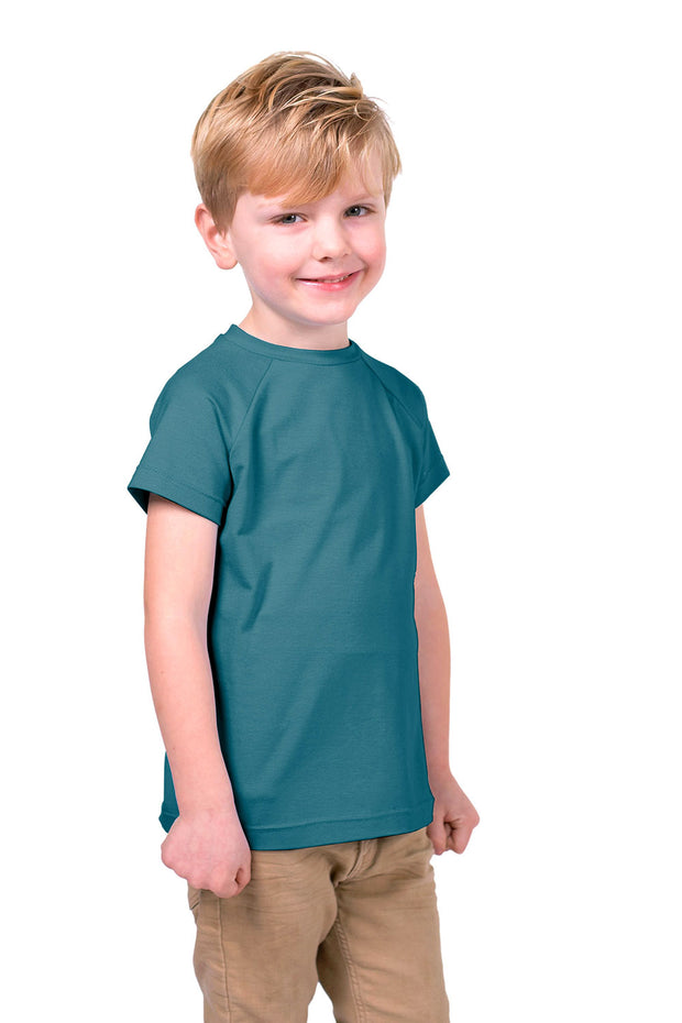 Bamboo Jersey fabric Unicolour Petrol
