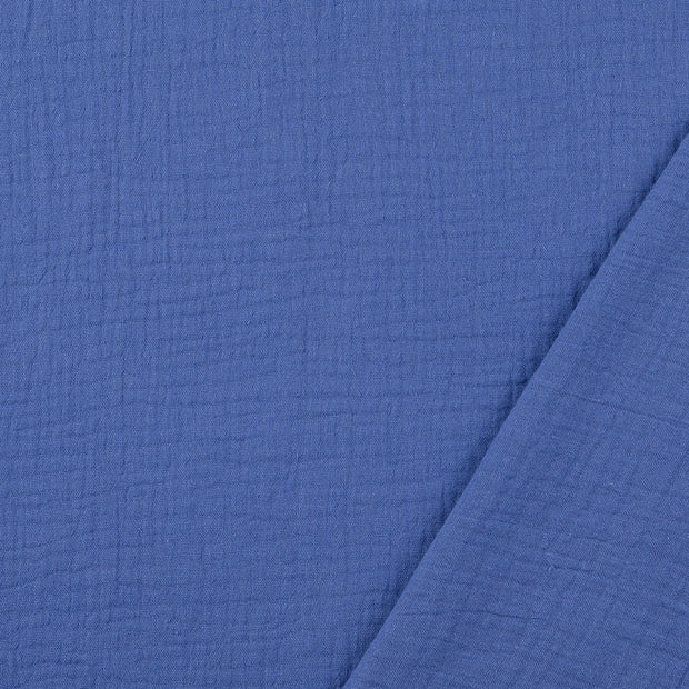 Muslin fabric Cobalt 