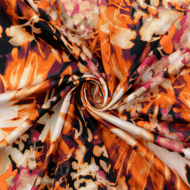 Viscose satin fabric Bronze 