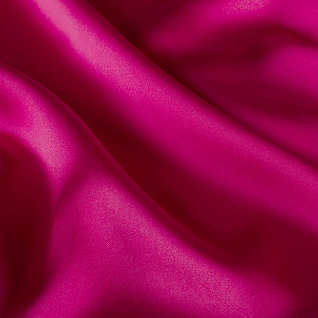 Satin fabric Unicolour Fuchsia