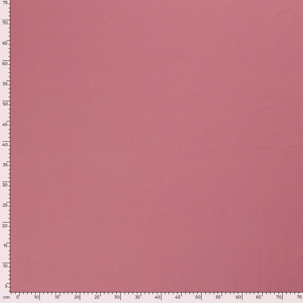 Jersey tissu Unicolore Vieux rose