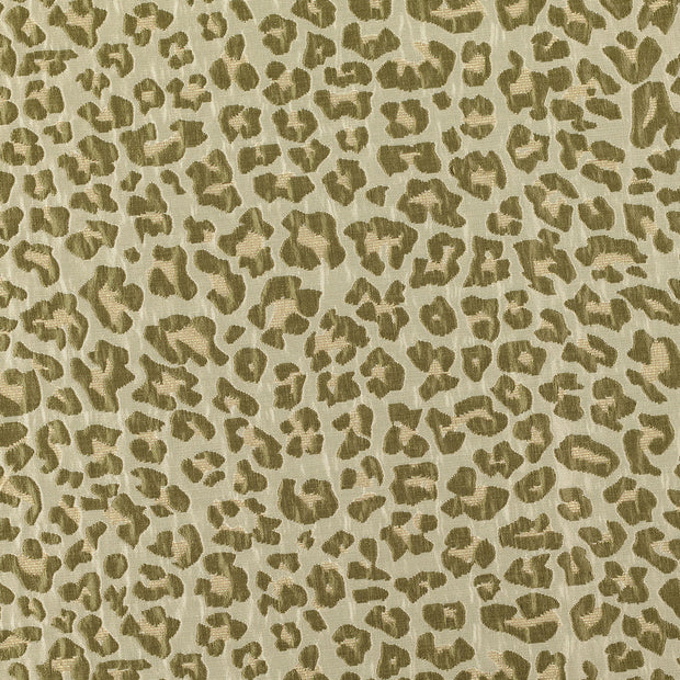 jacquard tissu animaux Vert Olive