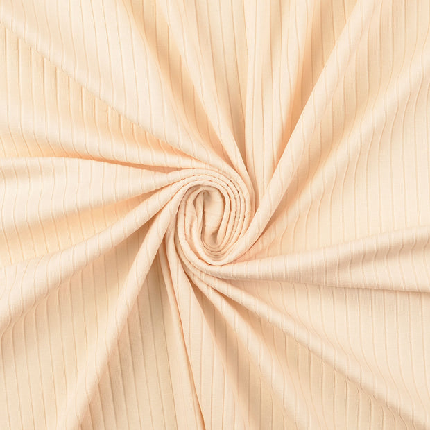 Rib Jersey tissu Nude 