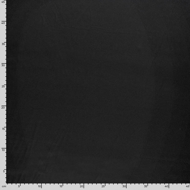 Satin fabric Unicolour Black