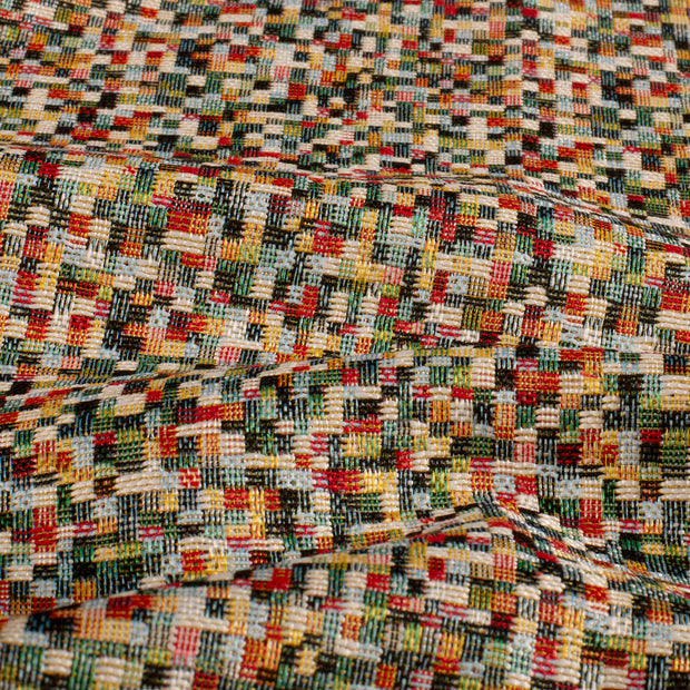 Gobelin tissu rayures Vert foncé