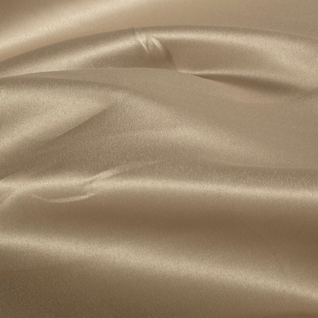 Satin Duchesse fabric Unicolour Beige