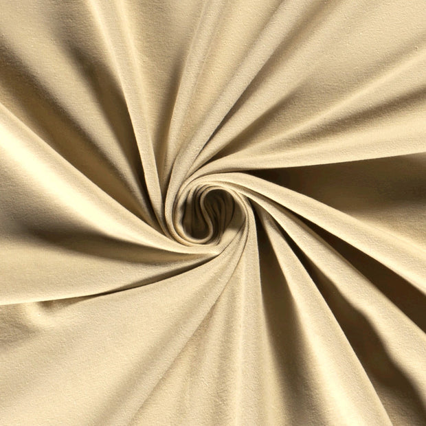 Jersey fabric Unicolour Beige