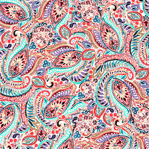 Twill Stretch fabric Petrol matte 
