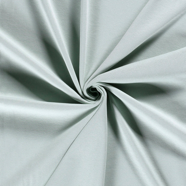 Gauffré Jersey tissu Glace bleu 
