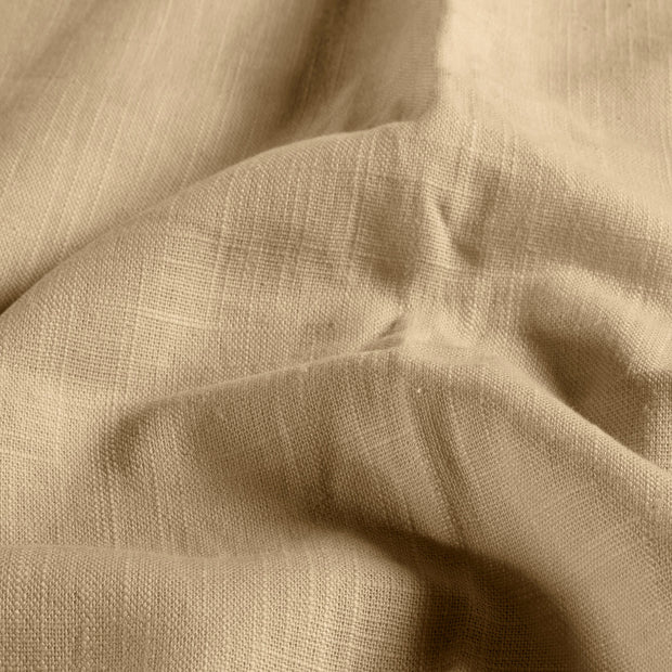 Linen fabric Unicolour Camel