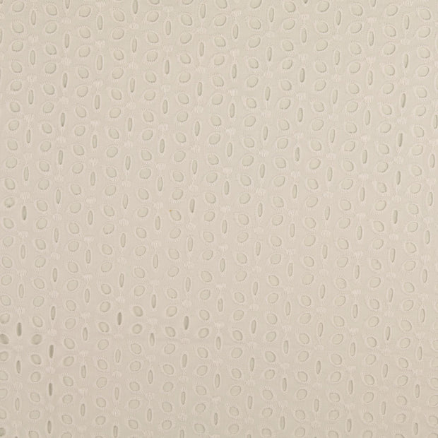 voile fabric Flowers white