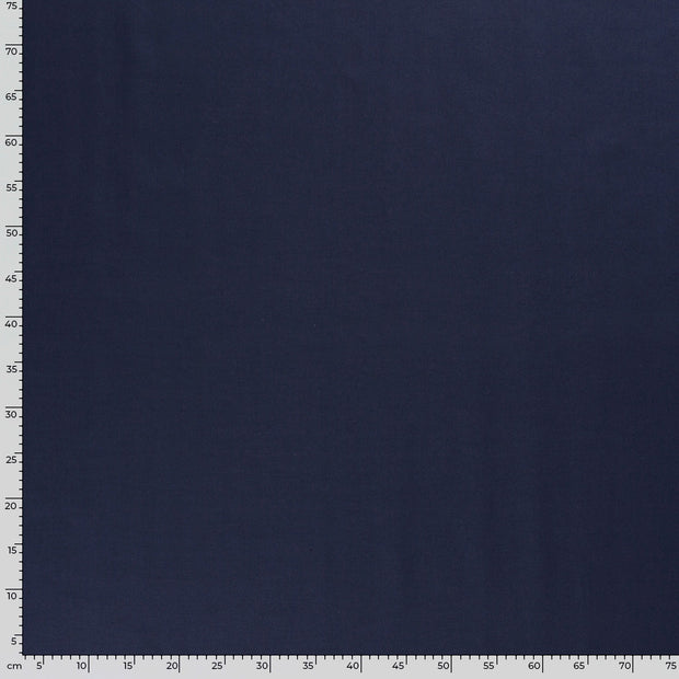 Cotton Poplin fabric Unicolour Navy