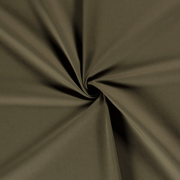 Twill Stretch fabric Khaki Green pre-washed 