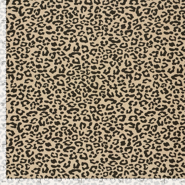 Aspect Lin tissu Panther Beige