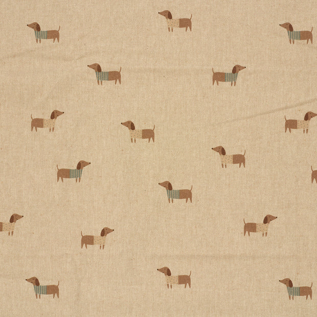 Aspect Lin tissu Beige mat 