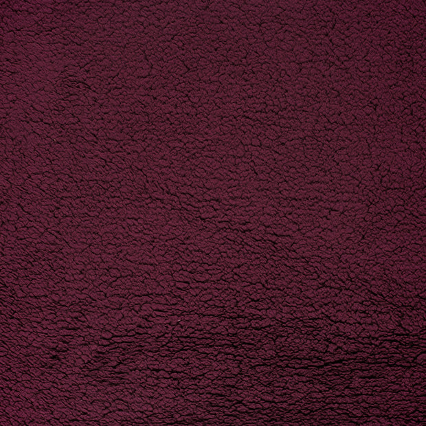 Fake Fur fabric Wine red matte 
