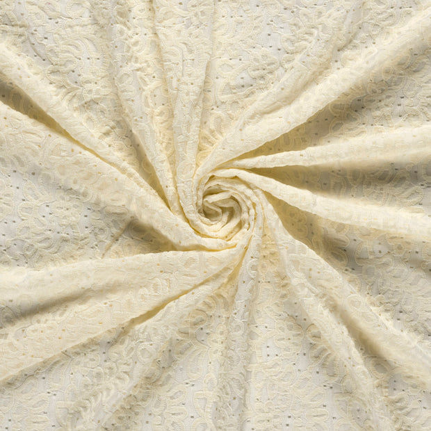 Chenille fabric Off White 
