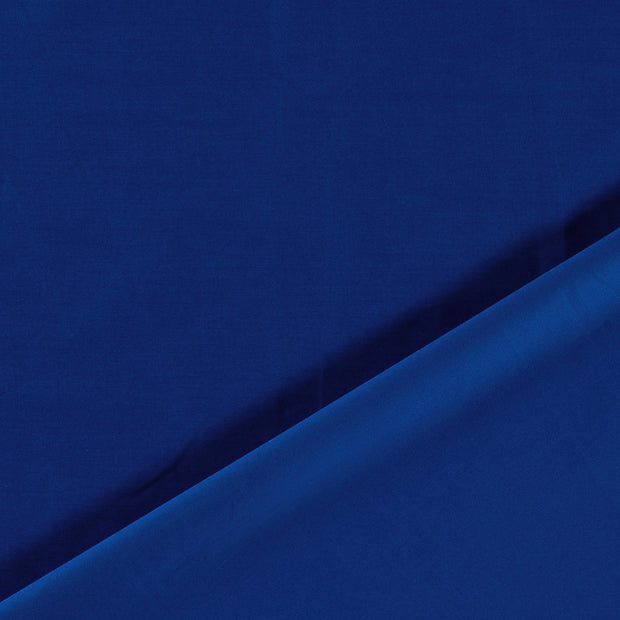 Popeline de Coton tissu Cobalt 