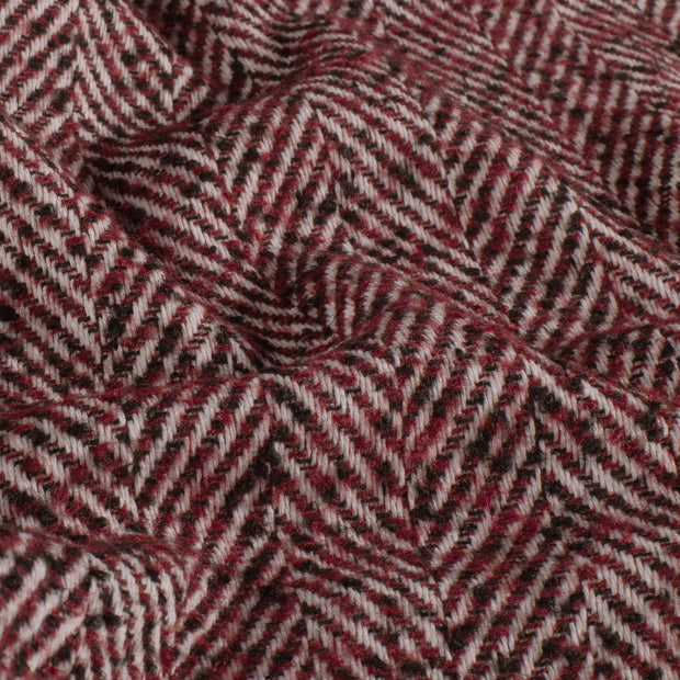 Jacquard tissu Unicolore Bordeaux