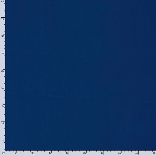 Bamboo Poplin fabric Unicolour Cobalt
