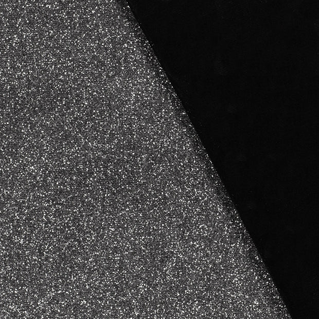Polyester Jersey fabric Unicolour Lurex 