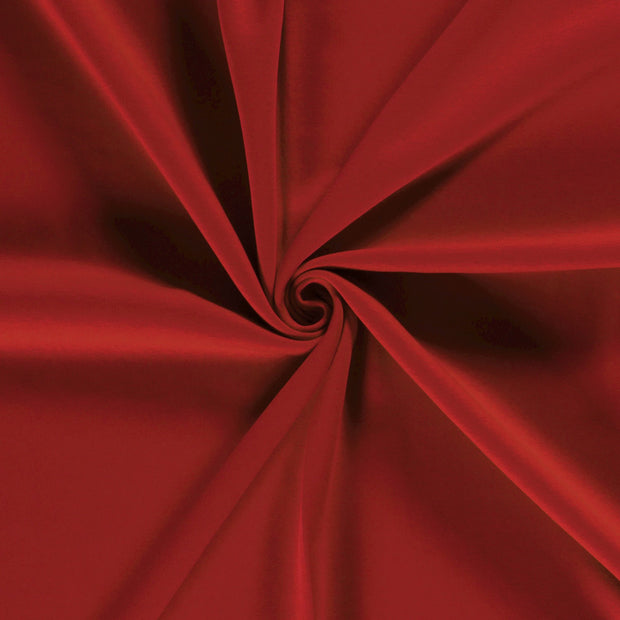 Jogging fabric Red brushed 