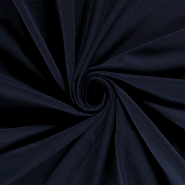 Jersey de Polyester tissu Bleu Marine 